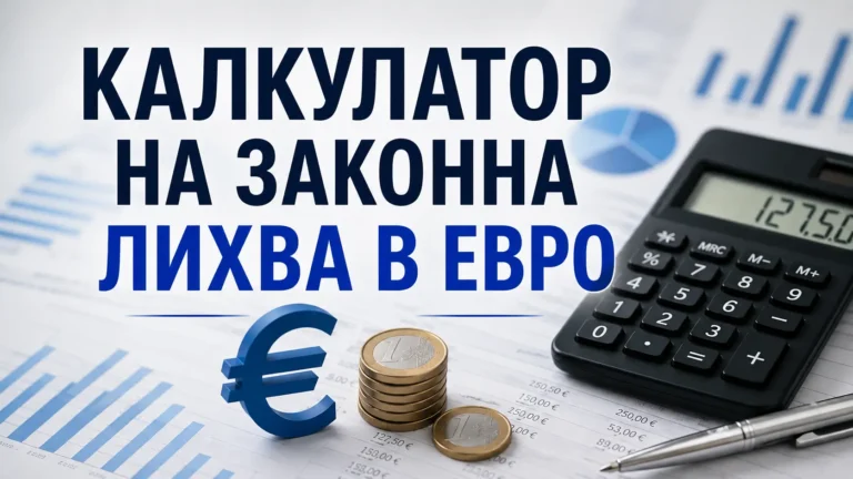 Законна лихва калкулатор